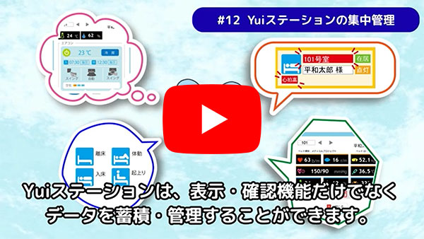 集中見守り管理システム「Yuiステーション」の集中管理