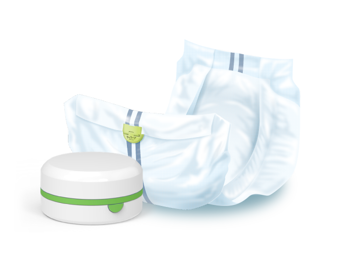 おむつの状態を24時間自動で見守り「おむつセンサー」